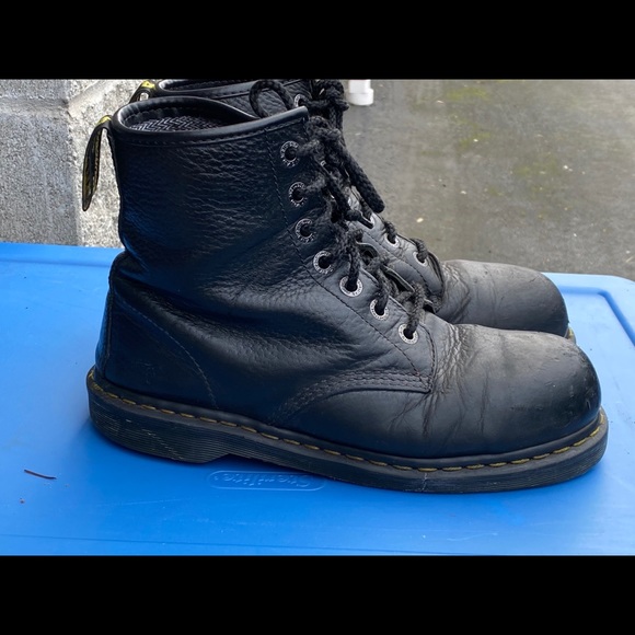 Dr Martines ASTM F2413-11 DM212 Black Leather Boot - Picture 8 of 14